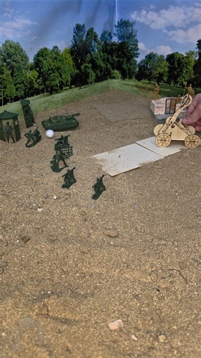 DIY Mini Catapult | Tiny Build, BIG Power! 😱🔥 #test #diy