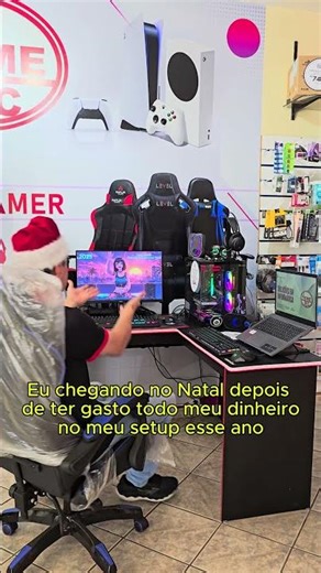 Bolso Vazio no Natal, Setup Gamer Ligado