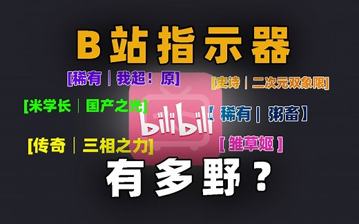 人人都是 X 批？被玩坏的B站查成分指示器