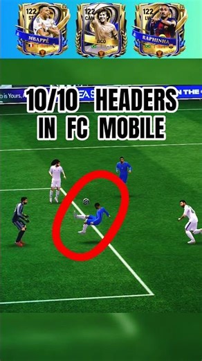 10/10 HEADERS IN FC MOBILE 🤩
