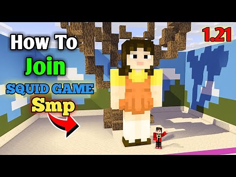 🦑 how to join SQUID GAME smp in minecraft java + mcpe || squid game smp join now 🔥 🎮