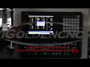 How to set Workpiece Origin of X Y axis in SYNTEC 6MB Control System