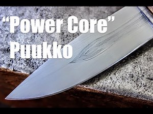 "Power Core" Puukko With Cable Damascus: Forging, Forge Welding, Bladesmithing and Knifemaking