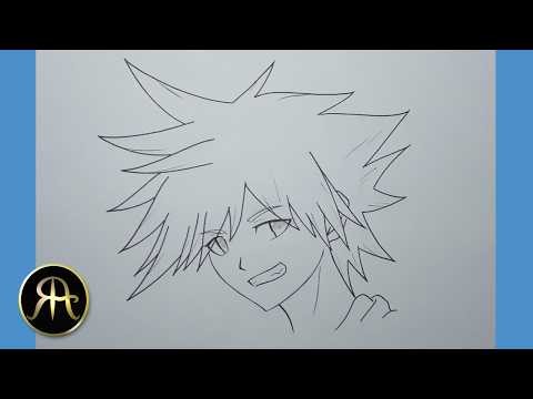 How to draw Sora | Kingdom hearts | Step by step tutorial | Easy anime drawing