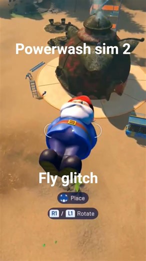 powerwash sim 2 fly glitch #powerwashsimulator #glitch #gaming
