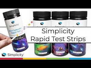 Reef, Saltwater & Freshwater Aquarium Testing Made Easy | Simplicity Rapid Test Strips