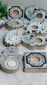 24 reactions | ⭐Wooden block tealight holders⭐ "Transform your space with the beauty of traditional handicrafts. From elegant designs to unique patterns, there's something for every home.  #HandmadeDecor #TimelessTradition" #artist #artwork #homedecor @topfans Amar Mati | AMAR MATI | Facebook