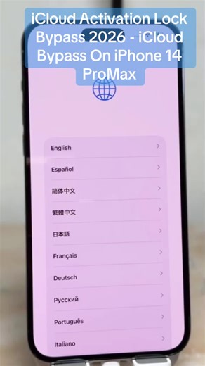iCloud Activation Lock Bypass With 2026 - iCloud Bypass On iPhone 14 ProMax The process of bypassing the iCloud Activation Lock on Apple devices is commonly called