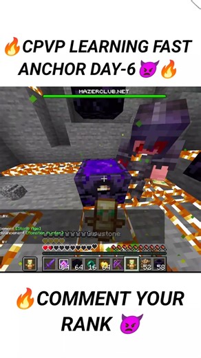1v1 CPvP Learning Day 6 🔥 Becoming Anchor PRO in Minecraft!|#minecraft #cpvp #crystalpvp #mimecraft.