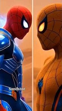 Sand Storm Spider-Man vs Hydro Tsunami Suit #shorts #spiderman