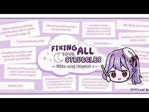 || Fixing ALL your Struggles when using ibisPaint X ! 🌸 || tips & tricks || Officxal Gwen