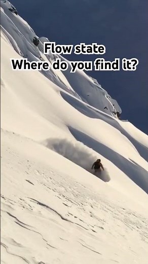 How to reach flow state? #skiing #snowboarding