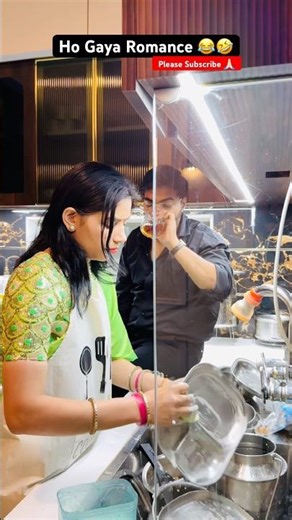 Ho Gaya Romance 🥃 #viral #comedy #funny #drink #google #couple #masti #trending #youtubeshorts #fun