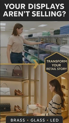 Design That Sells: Premium Metal & Brass Retail Fixtures for Modern Stores