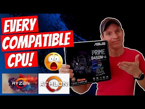 ASUS PRIME B450M-A MOTHERBOARD | EVERY COMPATIBLE CPU FOR THIS MOBO! ASTONISHING LIST!