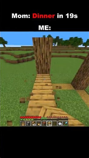 Mom call for dinner #shorts #trending #gaming #minecraft