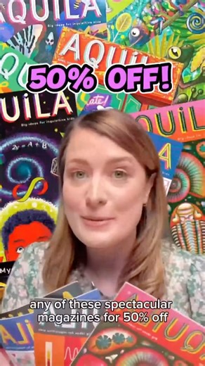 Aquila Children's Magazine on Instagram: "✨ 50% off AQUILA Magazine back issues⁠ Snap up best-selling titles such as Titanic, Greek Myths and Witches & Wizards at half price.⁠ ⁠ Perfect for curious kids who love to learn, imagine and explore, every issue is an adventure in reading and discovery.⁠ ⁠ Enter HELLO2026 at checkout.⁠ ⁠ Offer ends midnight 13/01/25. Minimum four copies.⁠ #AquilaMagazine #Kidsmag"