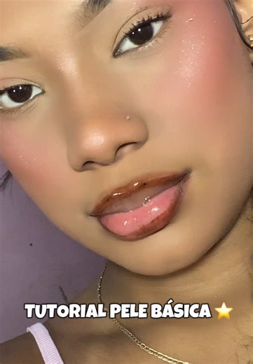 Part 123 |TUTORIAL PELE BÁSICA⭐️ #fyp #makeuptutorial