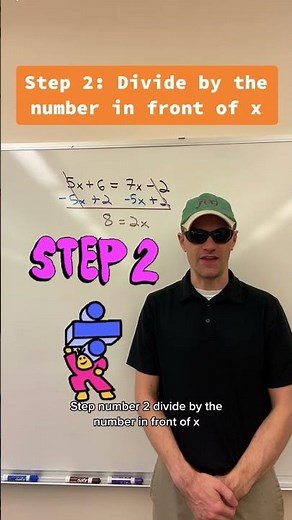 How to Do Linear Equations in Two Steps or Less #shorts