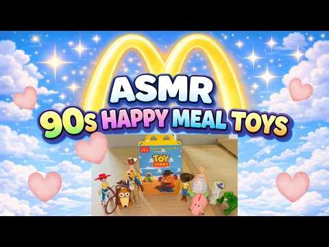ASMR --- Opening sealed 90s Toy Story Mcdonald's toys 💕