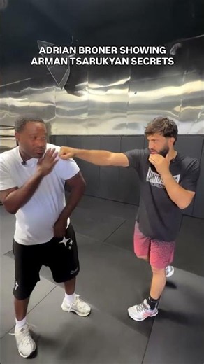 Adrien Broner teaches Arman Tsarukyan boxing techniques 🥊🔥