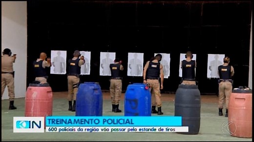 PM inicia treinamento de tiro policial no novo estande da corporação