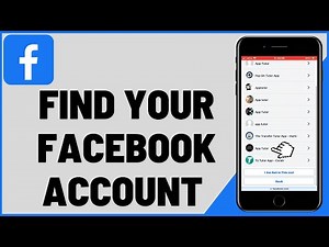 How to Find Facebook Account