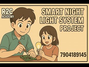 Smart Night Light System | Automatic Lighting Project with Sensors | R2C Academy