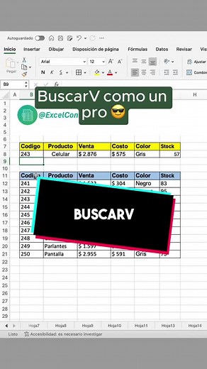 BuscarV como un pro en Excel. 🚨Si quieres aprender Excel desde Cero hasta convertirte en Experto, visita el link en el perfil y explora nuestros cursos 📚 #excel #exceltutoriales #excelenespañol #excelentiktok