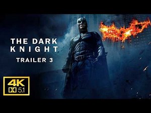 The Dark Knight 2008 Trailer 3 4K AC3 5.1