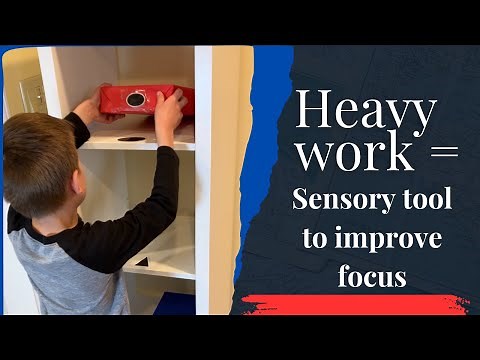 Try this Sensory Activity to Calm Kids | OT Proprioceptive Heavy Work for Home, School, or Clinic
