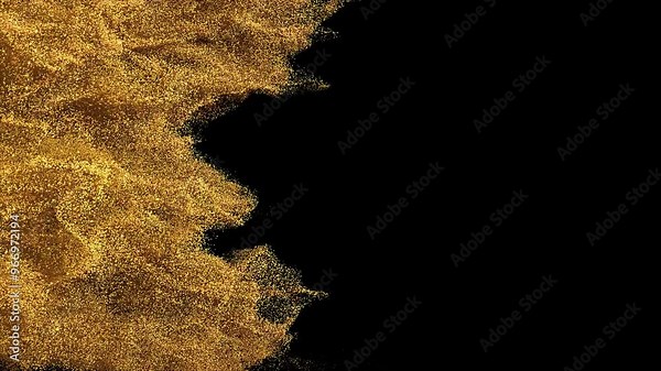 golden sand transition right to left with alpha channel .