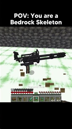 Bro forgot I'm Bedrock Skeleton