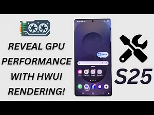 📊Galaxy S25/S25+/Ultra: How to Set Profile HWUI Rendering to Off/On screen as Bars/In ADB Shell