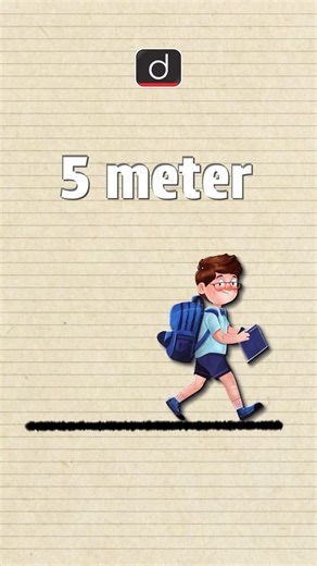 Distance & Displacement in 60 Seconds 🤔| Class 9 Physics #science #physics