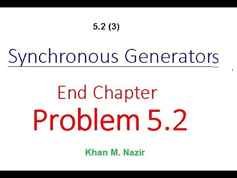 (E)EM(C) Q 5.2 || Synchronous Generators || Y-Connected || EMF || Capability Curve
