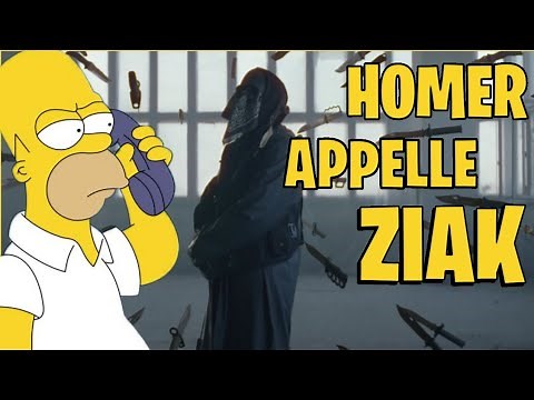 Homer Appelle Ziak au téléphone