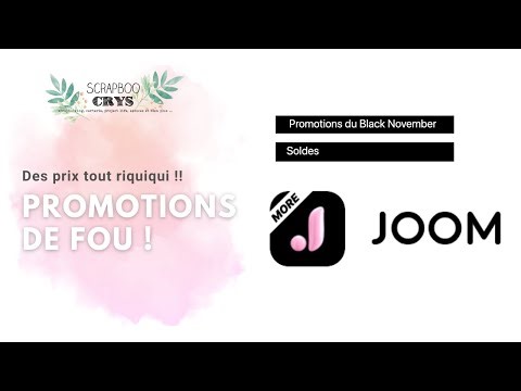 HAUL SCRAP✨ des prix TOUT PETITS ✨ SUPER PROMOTIONS chez Joom ! Black November