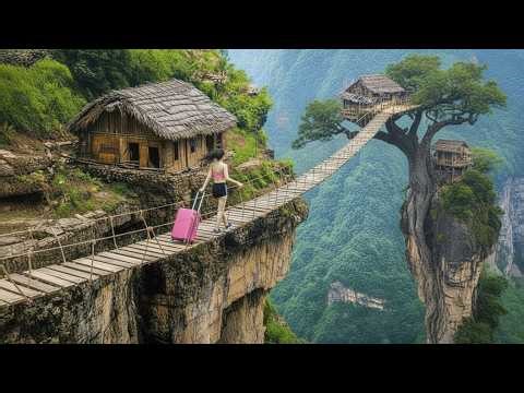 100-Day Survival Challenge: Building a Sky Tree House Turns Dangerous