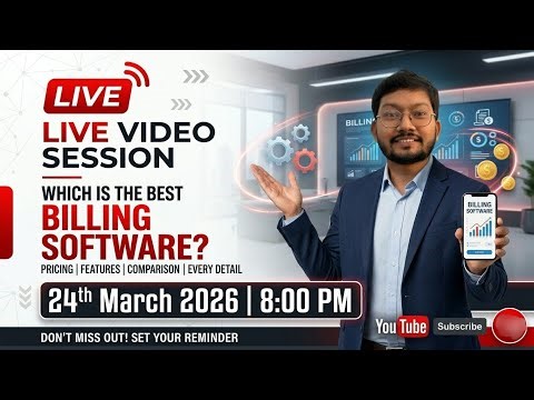 Live Discussion on Billing Software|| Vyapar Demo 