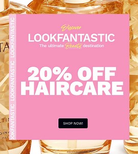 2.4K views · 41 reactions | 20% OFF HAIRCARE! ✨Use code: FB20 for 20% off  Free UK delivery when you spend £25. Treat yourself with beauty savings at LOOKFANTASTIC. | LOOKFANTASTIC | Facebook