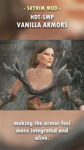 Skyrim's Vanilla Armors FINALLY have SMP Physics! 🛡️