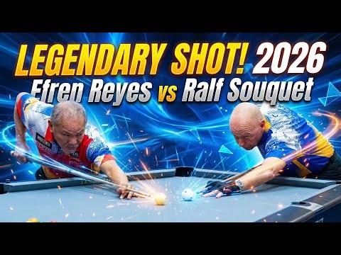 GOAT EFREN REYES VS RALF SOUQUET | CLASSIC POOL MATCH | 2026