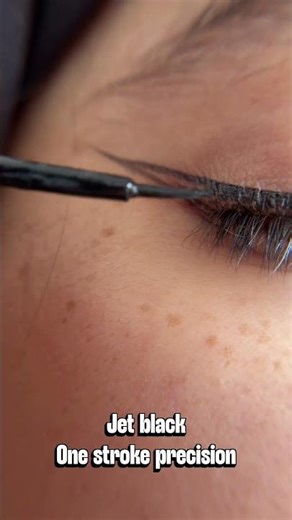Sharp liner, sharper confidence 🖤✨ #MaybellineEyeliner