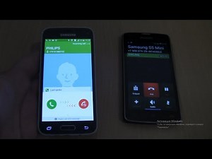 Over the Horizon Incoming call & Outgoing call at the Same Time Samsung S5 mini+Philips Xenium W8510