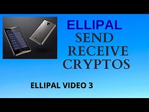SEND RECEIVE COINS USING ELLIPAL COLD WALLET