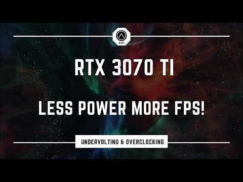 RTX 3070 Ti - Less Power more FPS! - Overclocking by Undervolting - Benchmark