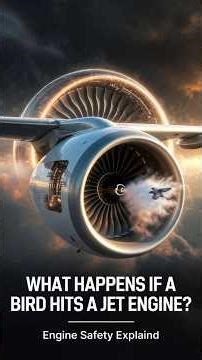 Why Jet Engines Don’t Have Metal Grills | The Truth About Bird Strikes #shorts