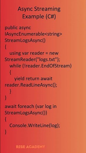 Challenge 7: Live Log Viewer in .NET — Async Streams Explained
