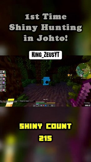 Cobblemon Johto Shiny Hunting: First Johto Shiny Living Dex Moments